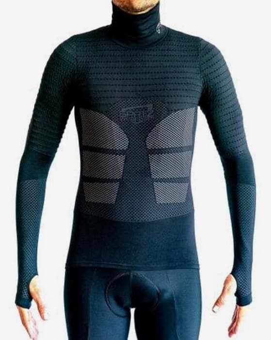 Maillot de corps Spatz Wear Basez 2 manche longue noir