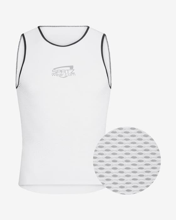 Maillot de corps Spatz Wear Coolr Summer sans manches blanc