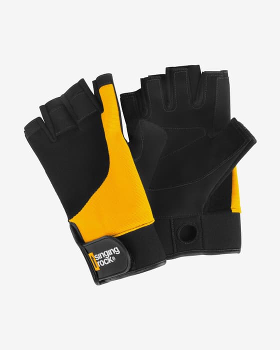 Gants Singing Rock Falconer 3/4 10 noir jaune