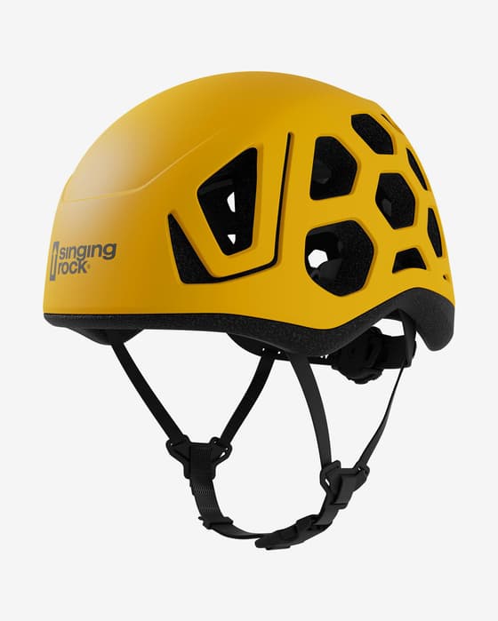Casco Singing Rock Hex amarillo
