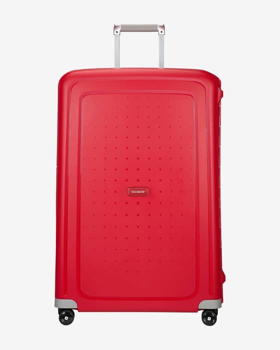 Valise Samsonite S'Cure Spinner 138L rouge.
