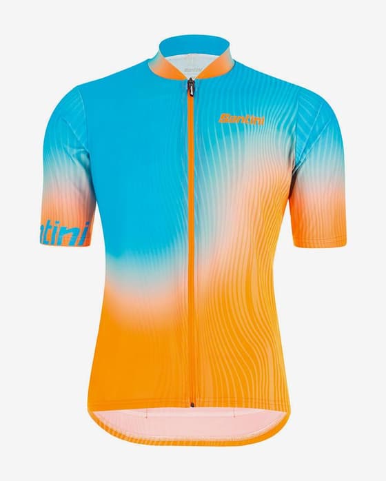 Maillot Santini Terra VTT manche courte bleu