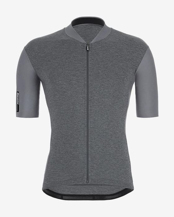Maillot Santini Colore manga corta gris - Corte Slim