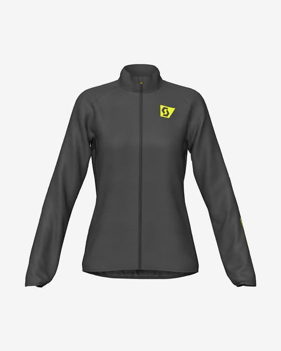 Chaqueta Scott RC Run WB negro amarillo mujer