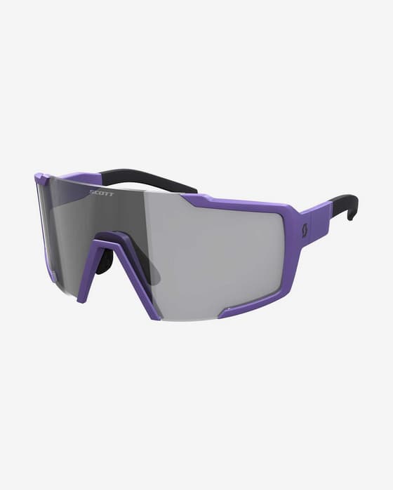 Gafas Scott Shield LS violeta con lente fotocromática Grey Light Sensitive