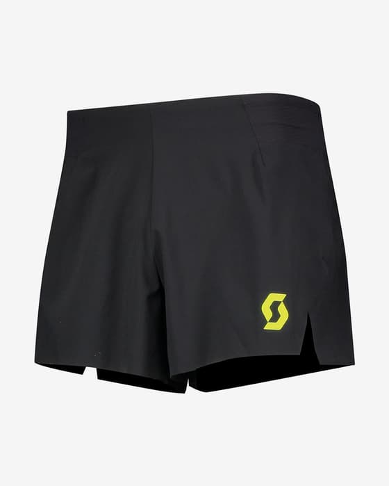 Pantalón corto Scott RC Run Split negro amarillo