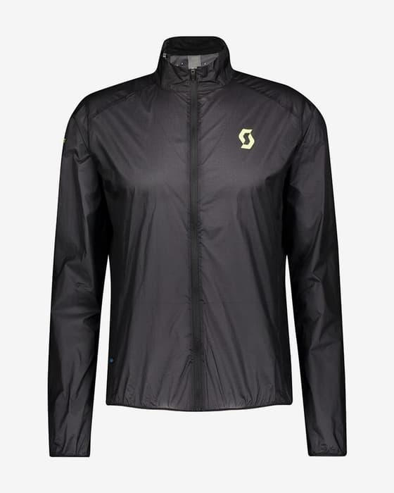 Chaqueta fina Scott RC Run WB negro amarillo