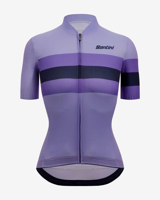 Maillot Santini Eco Sleek Bengal manche longue violet femme - Coupe Sleek