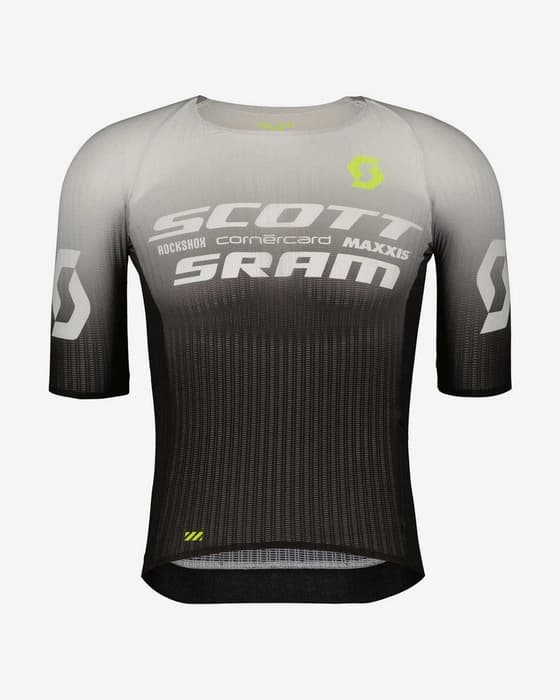 Maillot Scott RC Scott-SRAM Race manche courte noir blanc