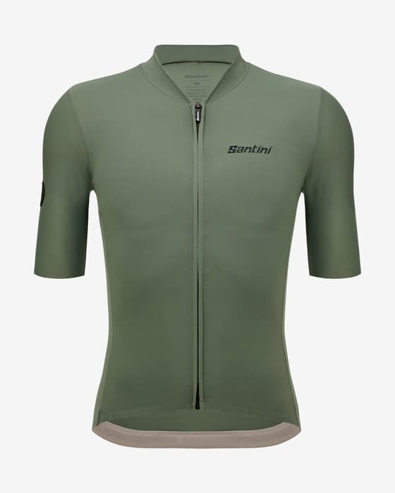 Maillot Santini Stone manche courte vert foncé