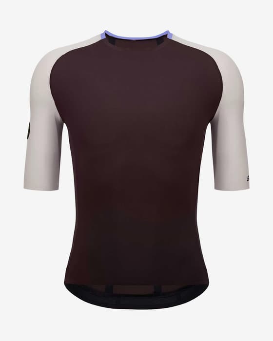 Maillot Santini Pelle manga corta negro blanco - Corte Sleek