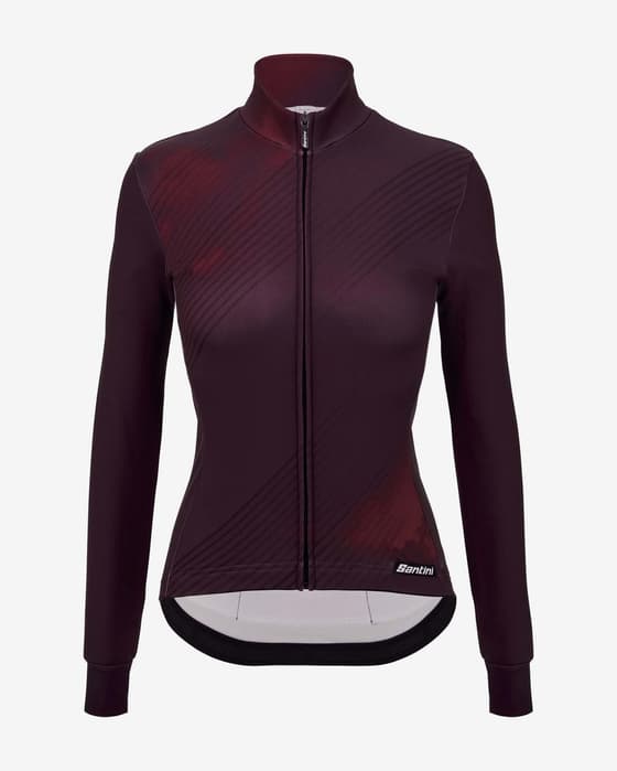 Maillot Santini Pure Dye manche longue lilas femme - Coupe Classic