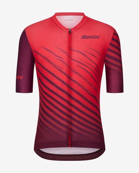 Maillot Santini Astro manches courtes rouge