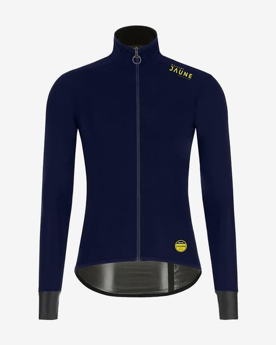 Chaqueta fina impermeable Santini Le Maillot Jaune Allez Nimbus azul marino