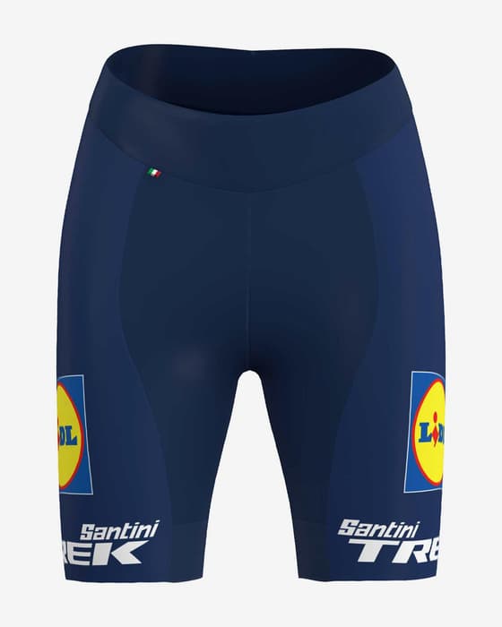 Lidl-Trek 2024 Damen Radhose blau/gelb