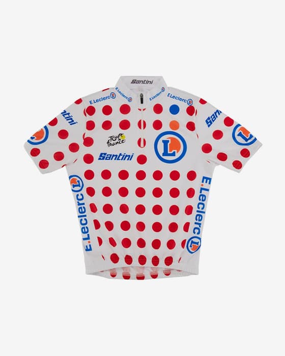 Maillot à pois Tour de France 2025 manche courte enfant