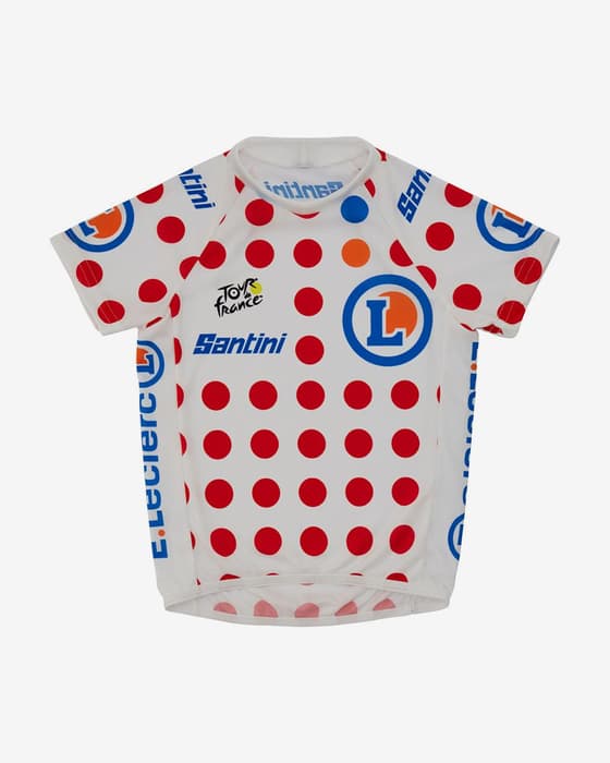 Maillot à pois Tour de France 2025 manche courte bébé