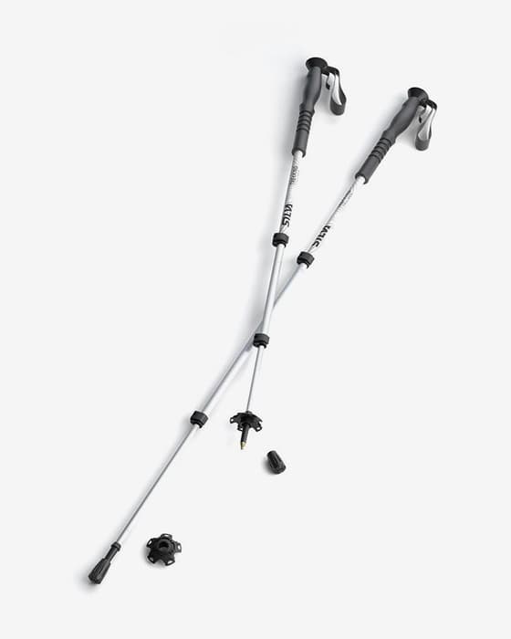 Bastones Silva Trekking Aluminium blanco (par)