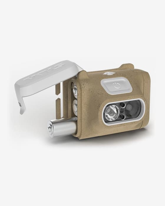 Luz frontal Silva Terra Scout X 300 lúmenes gris oro