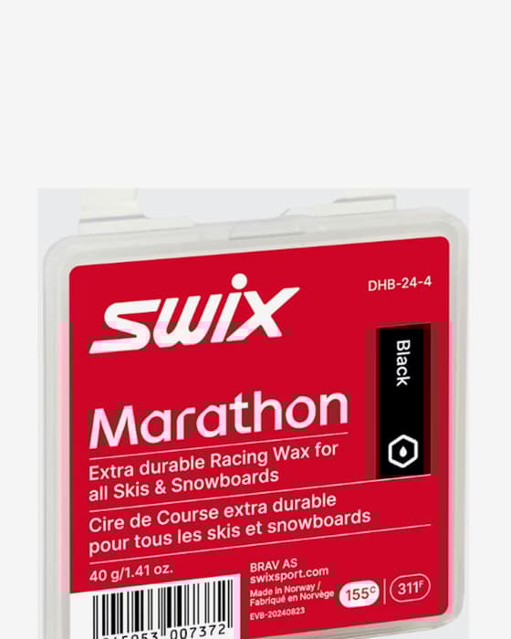 Cera a caldo Swix Marathon Black; 40 g