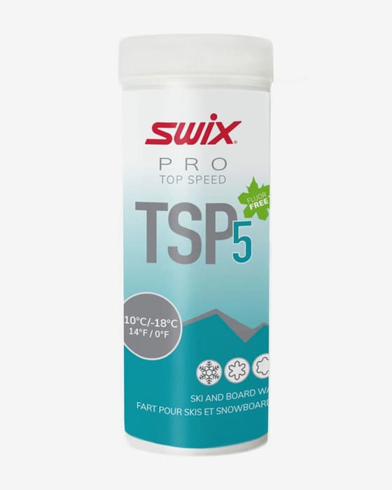 Cera in polvere Swix TSP5 Turchese; 40 g