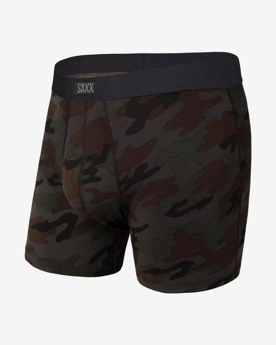 Bóxer SAXX Daytripper Fly negro verde oscuro marrón