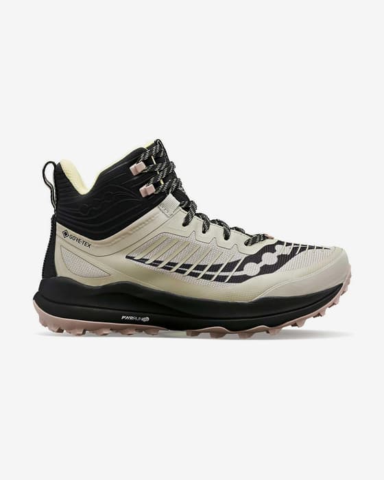 Botas Saucony Ultra Ridge GORE-TEX beige negro mujer