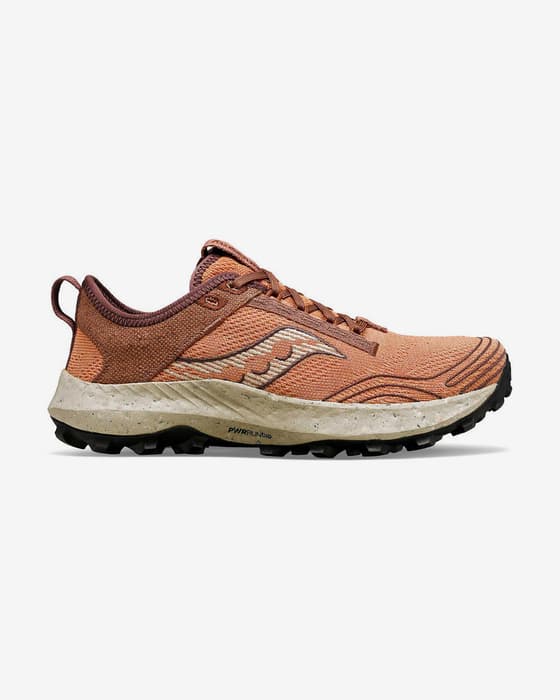 Zapatillas Saucony Peregrine RFG rosa perlado marrón mujer