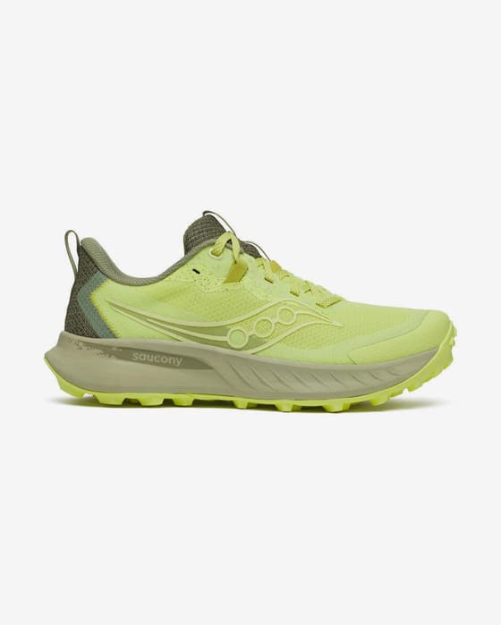 Saucony Peregrine 15 Damen Trailrunningschuhe neongrün