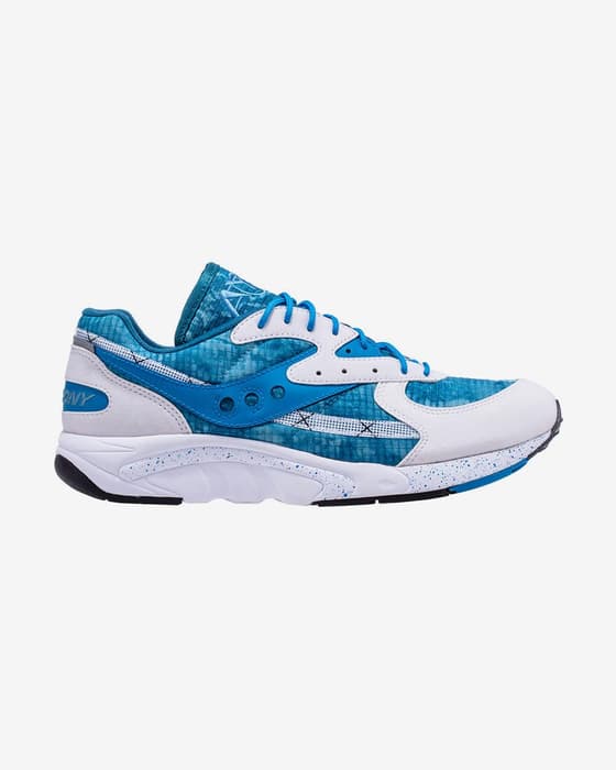 Zapatillas Saucony Original Aya azul blanco estampado