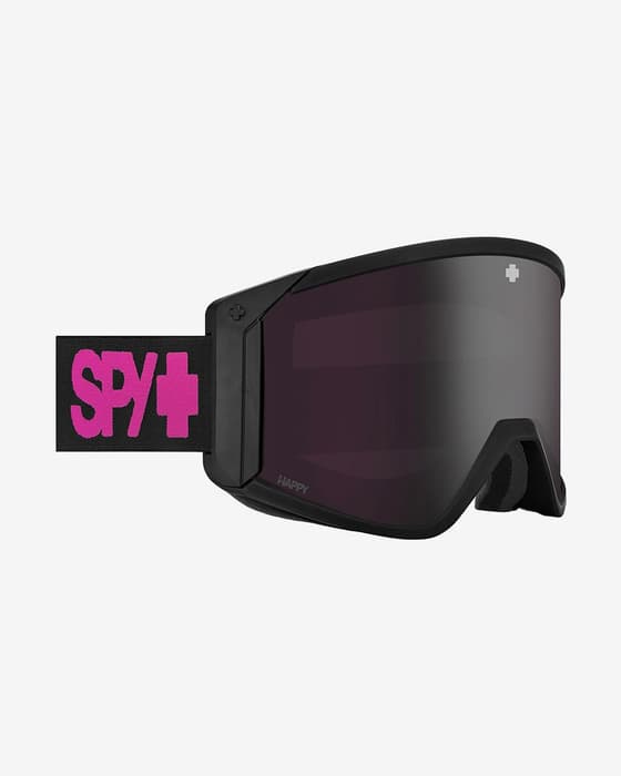 Máscara Spy+ Raider negro rosa con lente espejada Happy ML Spectra rosa
