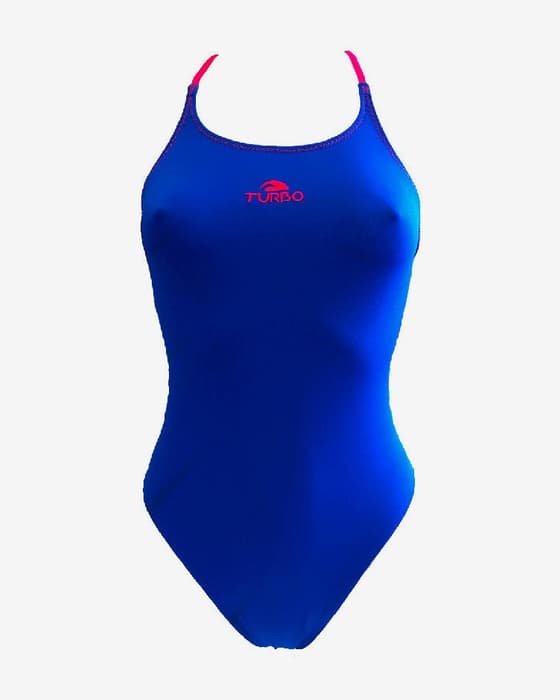 Maillot de bain Turbo Comfort Cross bleu femme