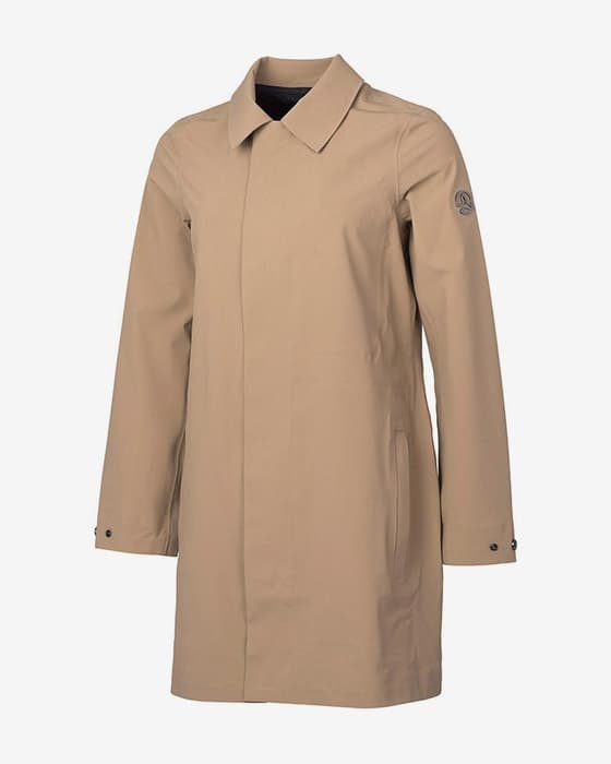 Chaqueta Ternua Jagger Trench 3L beige mujer