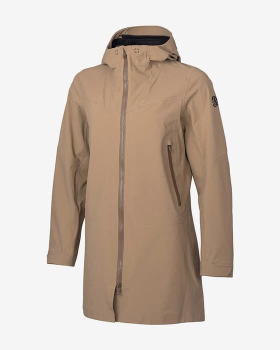 Chaqueta con capucha Ternua Half Moon Parka 2.0 beige mujer