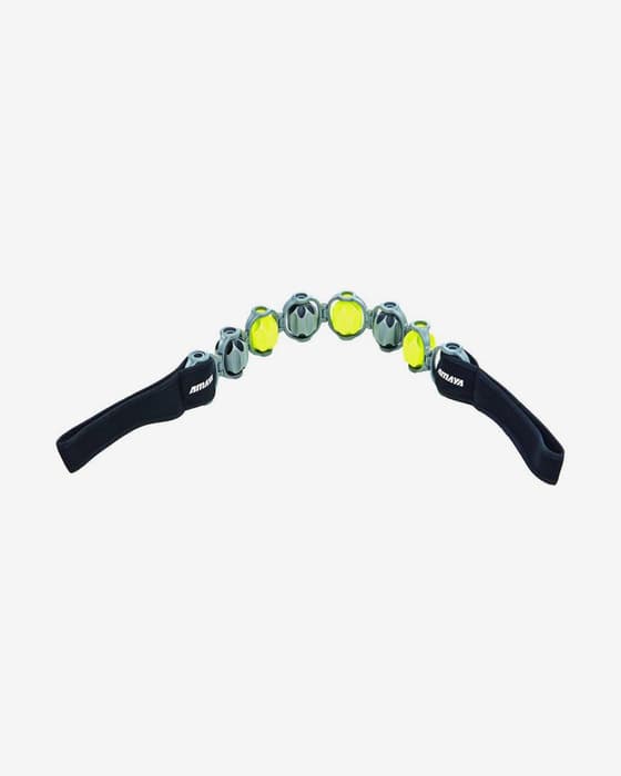 Cinturón de masaje Trendingfit gris amarillo