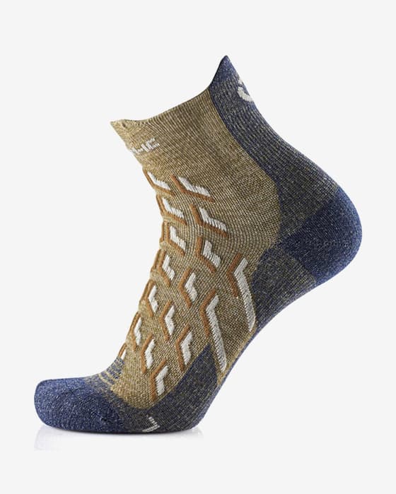  Calcetines Therm-ic Trekking Ultra Cool Linen Ankle azul marrón