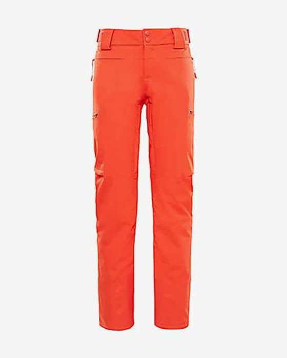 Pantalón largo The North Face Powdance naranja vivo mujer