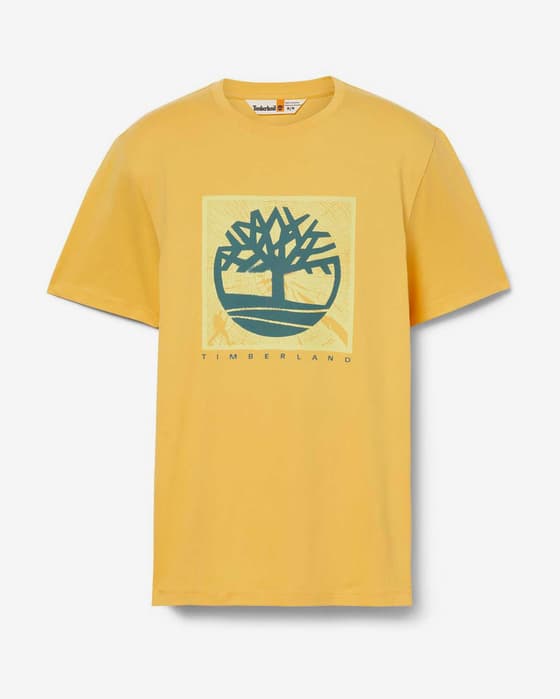 Camiseta Timberland Front Graphic manga corta amarillo