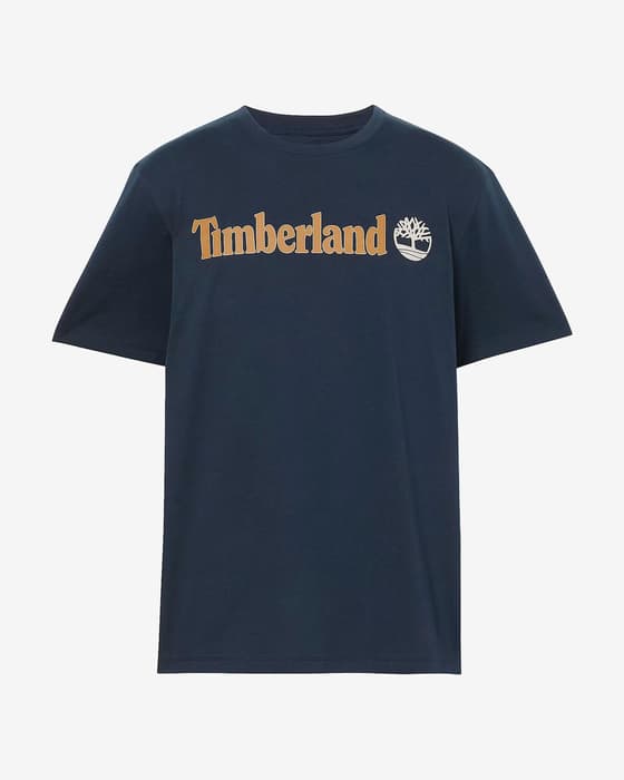 Camiseta Timberland Kennebec River Linear Logo manga corta azul marino