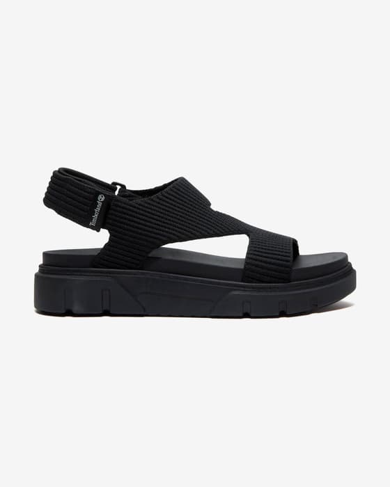 Timberland Greyfield Backstrap Sandals Pure Black Women