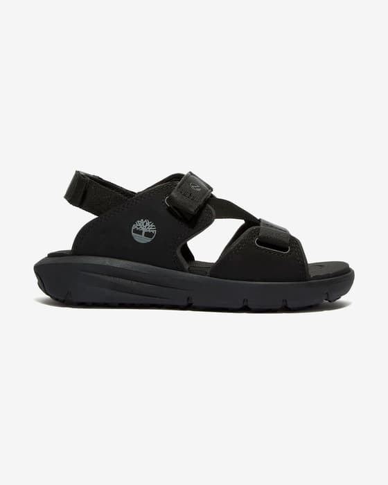 Timberland Motion Dune Backstrap Kinder Sandalen pechschwarz 