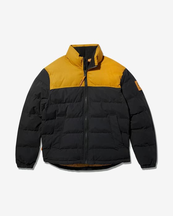 Chaqueta Timberland Welch Mountain Puffer negro amarillo