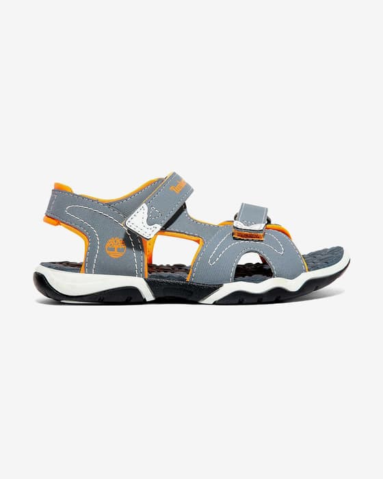 Timberland Adventure Seeker 2-Strap Kinder Sandalen grau/orange