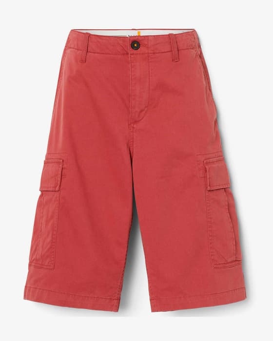 Pantalón corto Timberland Outdoor Cargo rojo
