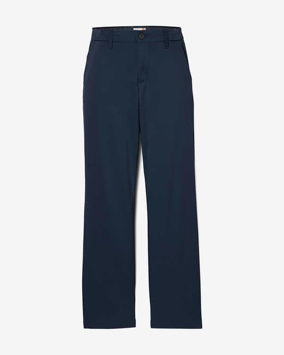 Pantalón largo Timberland Stretch Twill Chino Slim azul zafiro