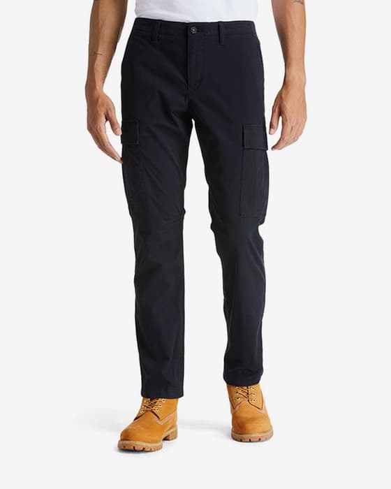 Pantalón largo Timberland Core Twill Cargo Long negro