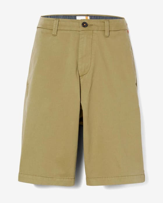 Pantalón corto Timberland Straight Squam Lake verde grisáceo