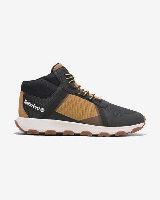 Timberland Winsor Trail Mid Lace Up Waterproof Sneaker schwarz/braun