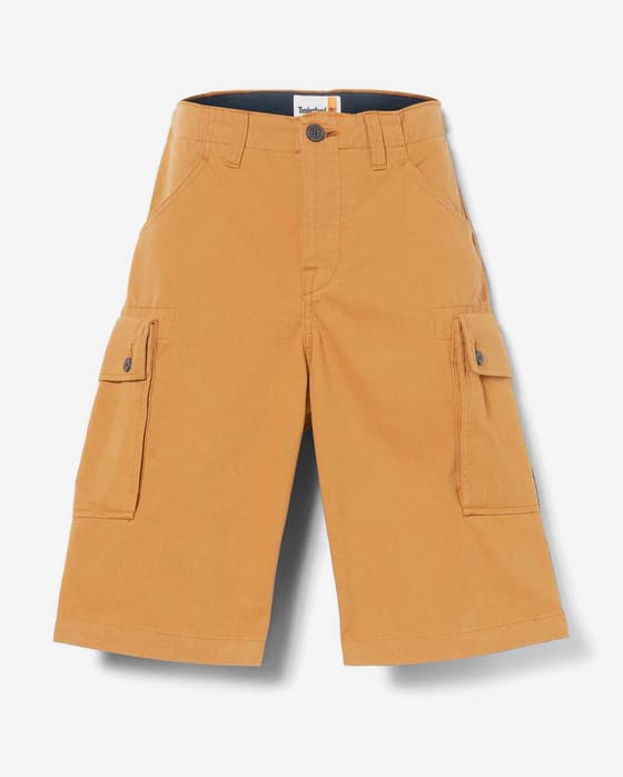 Pantalón corto Timberland Brookline Twill Cargo amarillo