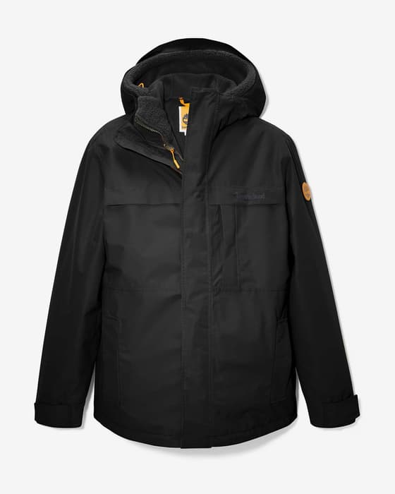 Chaqueta con capucha Timberland Benton WaterProof 3 in 1 negro